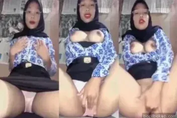 Hijab Kacamata SMA Batik Colmek Becek Ganas Indo